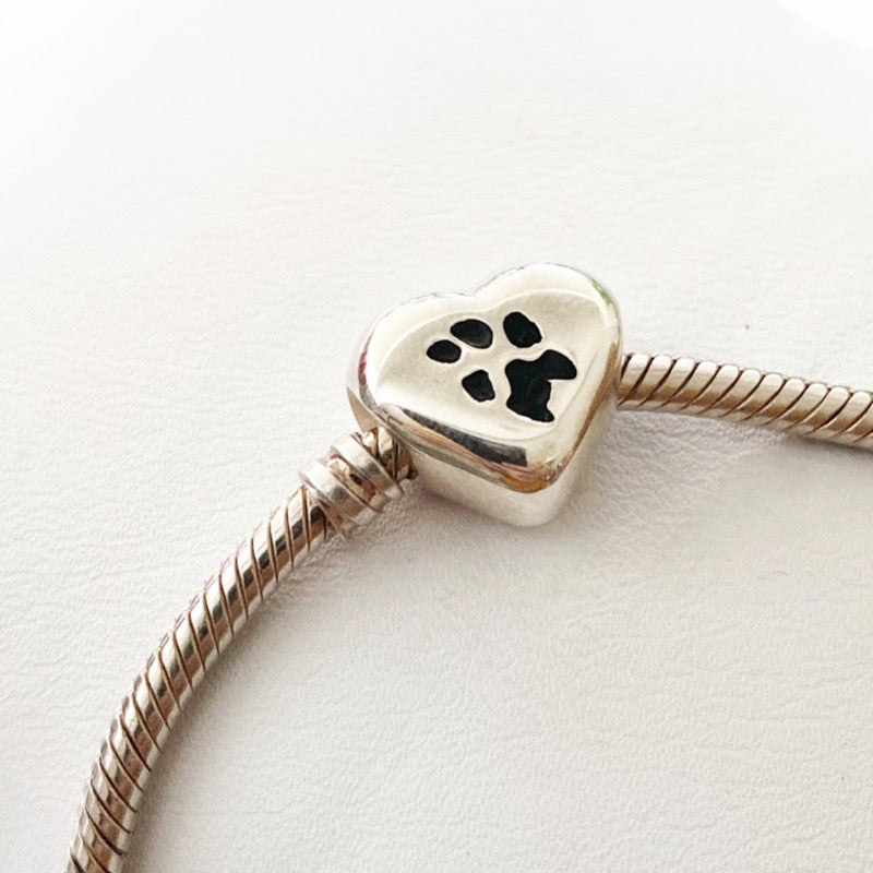 The perfect gift for any pet lover, these unique charms can be personalized with your pet's paw-print and initials to create a one-of-a-kind gift that will be treasured for years to come.