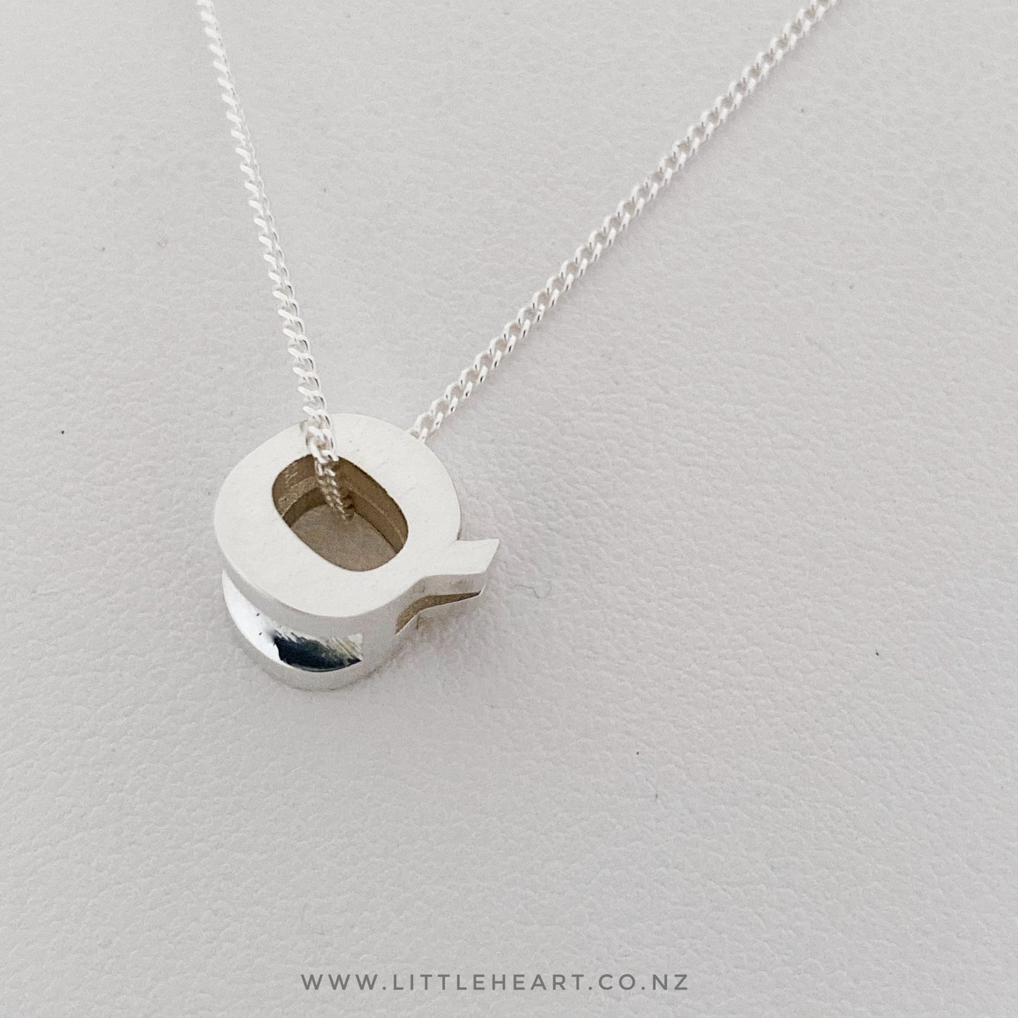 letter necklace family, nz made