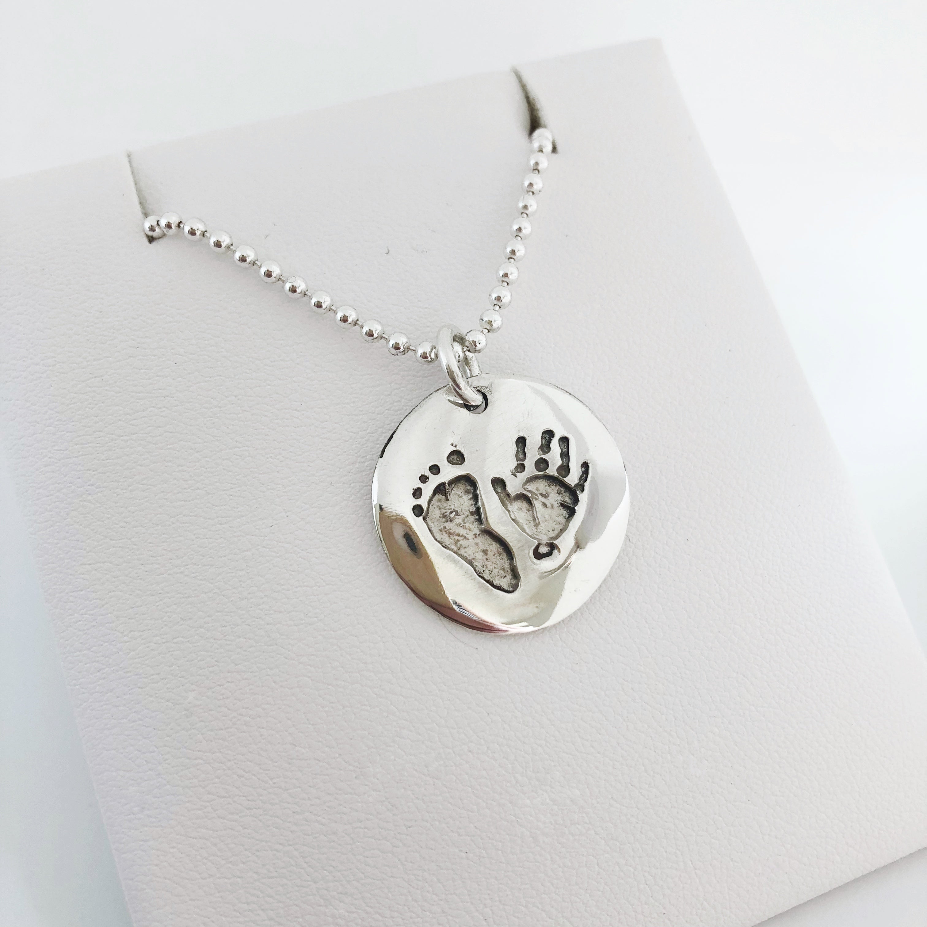 Baby on sale handprint jewellery