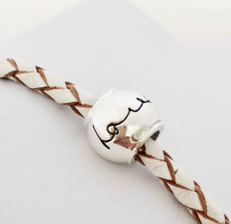 handwriting bead charm bracelets nz made